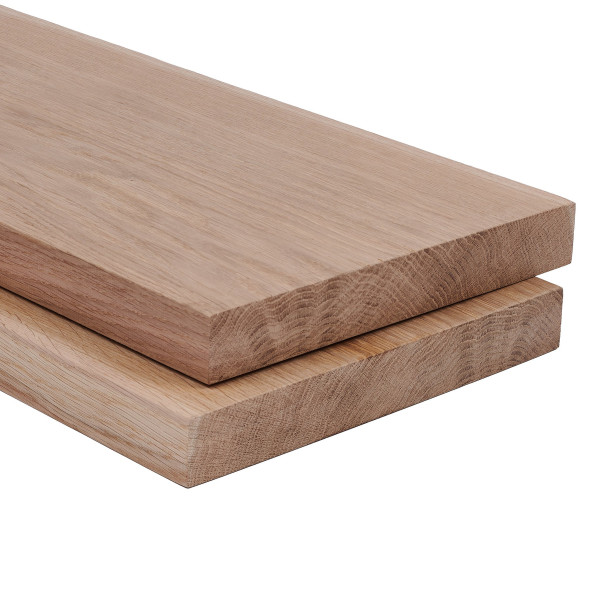 Solid Oak Wood Boards, Square Edged.