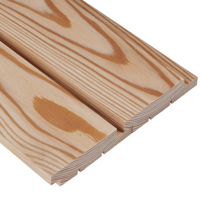 shiplap larch wood timber cladding - vertical fix