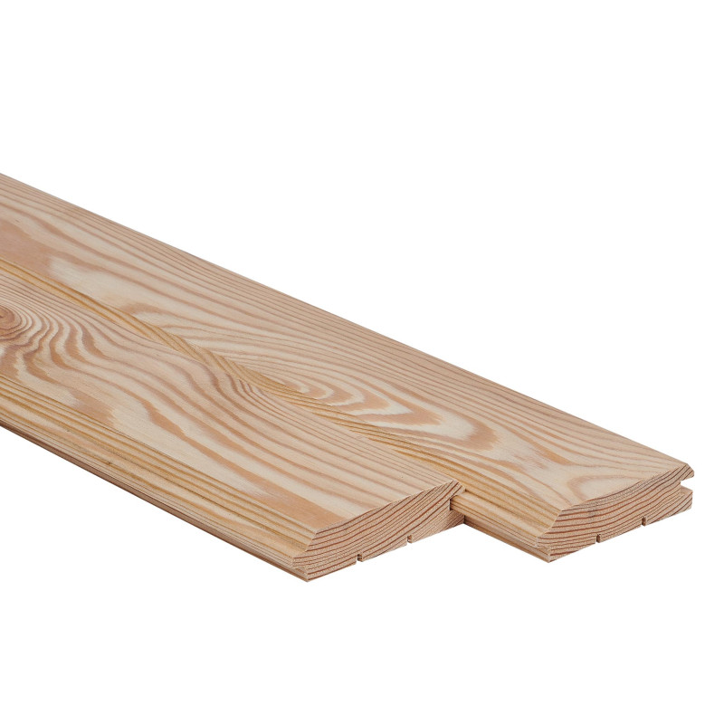 tongue and groove larch timber cladding secret fix profile