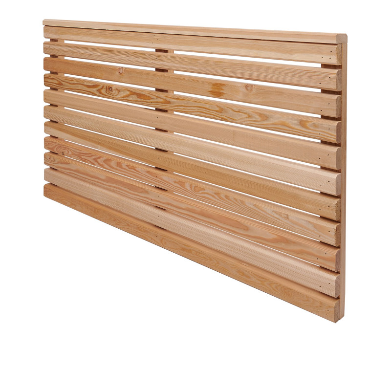 Contemporary Timber Slatted Fence Panel