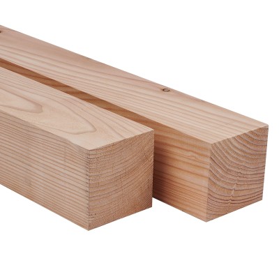 solid wood larch timber posts