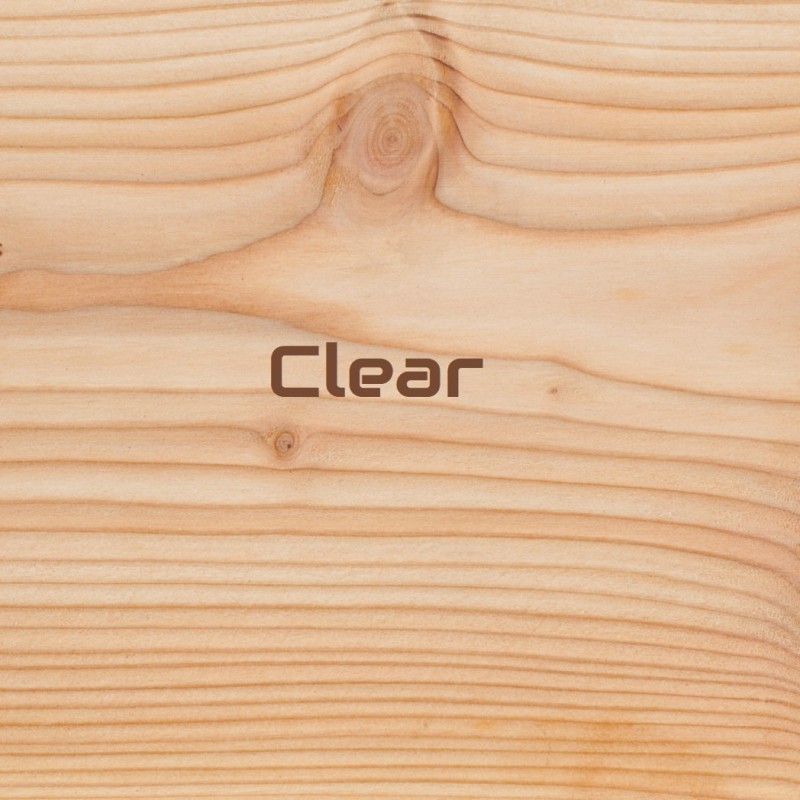 wood stain exterior - clear swatch