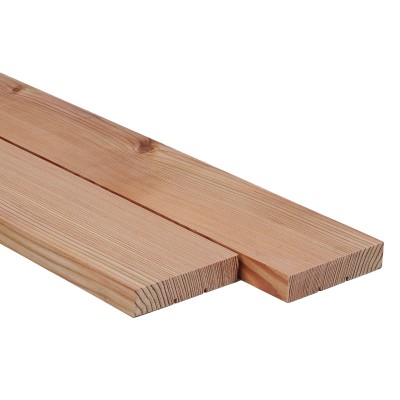 larch wood decking boards smooth finish