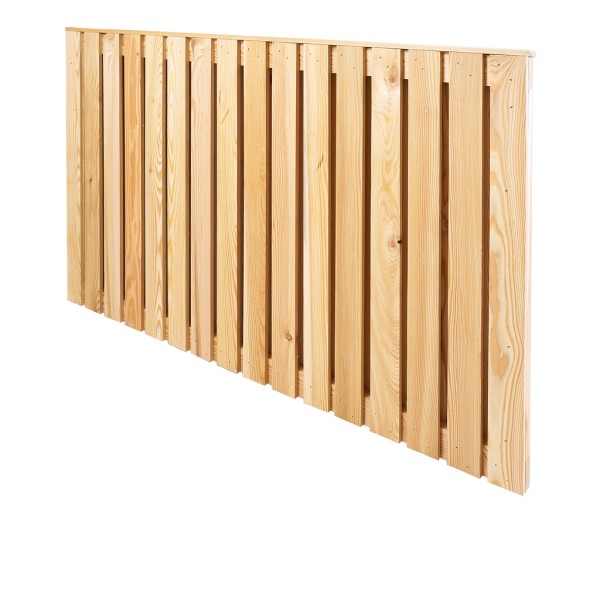 Double Sided Timber Picket Fence Panel