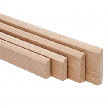 20mm chamfered solid Oak timber Skirting Board