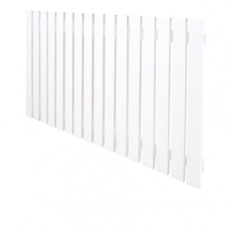 Slatted Contemporary Fence Panel - Painted - Vertical Fix