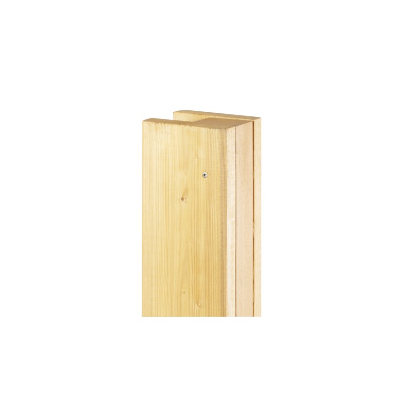 slotted timber fence c post