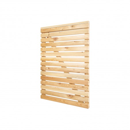 Slatted Contemporary Gate - Single Sided Chamfered Edge